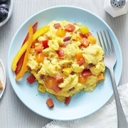 Bell Pepper Scrambled Eggs
