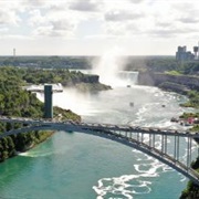 Driving Rainbow Bridge Niagara Falls, NY/Ont