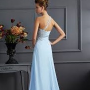 Cross-Body Strap on Low Back Dress