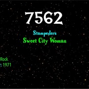 #9287 Sweet City Woman by the Stampeders