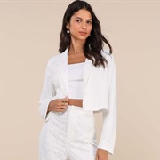 Cropped Jacket for Wedding
