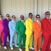 Rainbow Array of Groomsmen