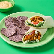 Feta and Chicken Shawarma Wrap