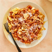 Pappardelle Bolognese