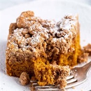 Pumpkin Mochi Crumb Cake