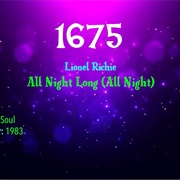 #7721 All Night Long (All Night) by Lionel Richie