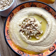 Hummus With Pine Nuts