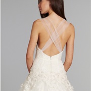 Tulle Straps on Back of Dress