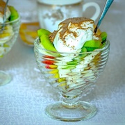 Dried Kiwi Cookie Sundae