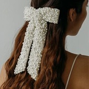 Pearl Hair Bow