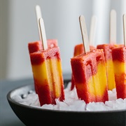 Strawberry Mango Popsicle