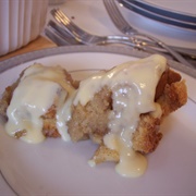 Bread Pudding With Vanilla Crème Anglaise