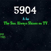 #8907 the Sun Always Shines on TV by A-Ha