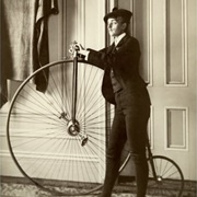 Self-Portrait With a Bicycle (Frances Benjamin Johnston)