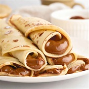 Dulce De Leche Pancake Wrap