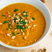 African Sweet Potato & Peanut Soup