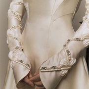Lines of Embellishment Down Sleeves