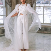 Bridal Cape With Pants