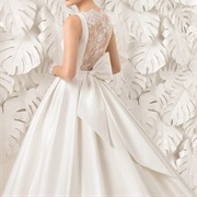 Piqué Wedding Dress