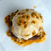 Passionfruit Ice Cream Sundae