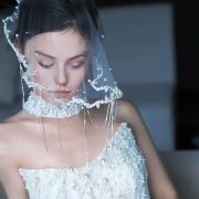 Face Veil With Dangling Decor