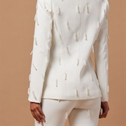 Short, Beaded Fringe Scattered All Over