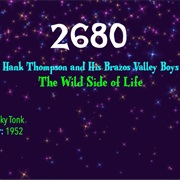 #8038 the Wild Side of Life by Hank Thompson & His Brazos Valley Boys
