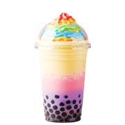 Tutti Frutti Boba Tea With Watermelon Boba