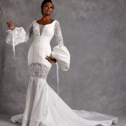 Sleeves Puffed Around Bottom of Arms Instead of Top