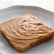 Wholemeal Bread With Peanut Butter