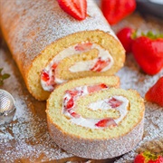 Strawberry Roulade