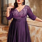 Embroidered Bodice Dress