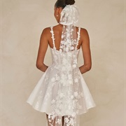 Long Hair Bow With Short Dress