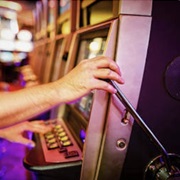 Use an Old Slot Machine With a Lever