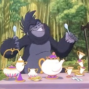 Mrs. Potts & Chip "Tarzan"