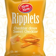 Yum Yum Ripplets Sweet Cheddar
