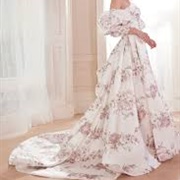 Wedding Gown With Roses