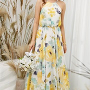 Floral Print Bridesmaid Dresses