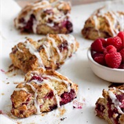 Vegan Raspberry Scone
