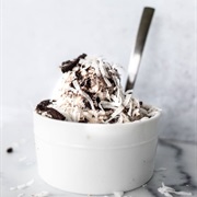 Coconut Milk Cookies and Cream Ice Cream