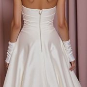 Visible Zipper Back on Dress