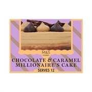 Chocolate and Caramel Millionaire's Cake