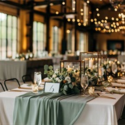 Layered Linens for Decor