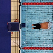 Avi Torres, 200M Freestyle Heats at the Paralympic Games, Athens (Bob Martin)