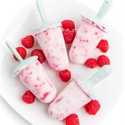 Raspberry Yogurt Popsicle