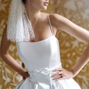 Infinity Loop Bow on Wedding Dress