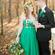St. Patrick's Day Wedding Dress Theme