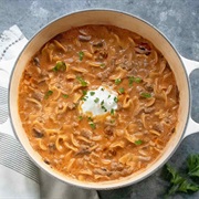 Beef Stroganoff Soup