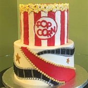 Movie Night Themed Cake
