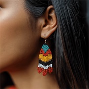 Native American Beadwork Wedding Jewelry